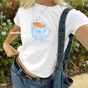 Coquette Espresso Sabrina Carpenter Baby Tee