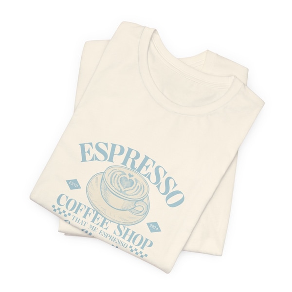 Espresso Coffee Shop T-Shirt Sabrina Carpenter