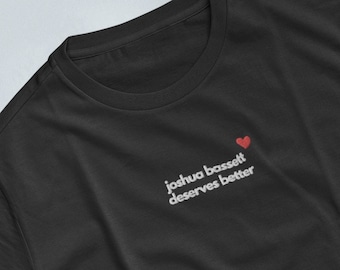 Joshua Bassett Embroidered T-Shirt