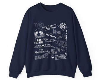 The Tortured Poets Department Sweatshirt Tracklist