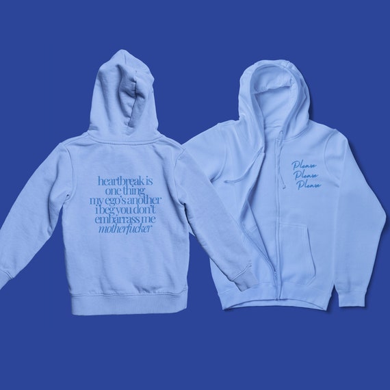 Please Please Please Unisex Zip Hoodie Etsy