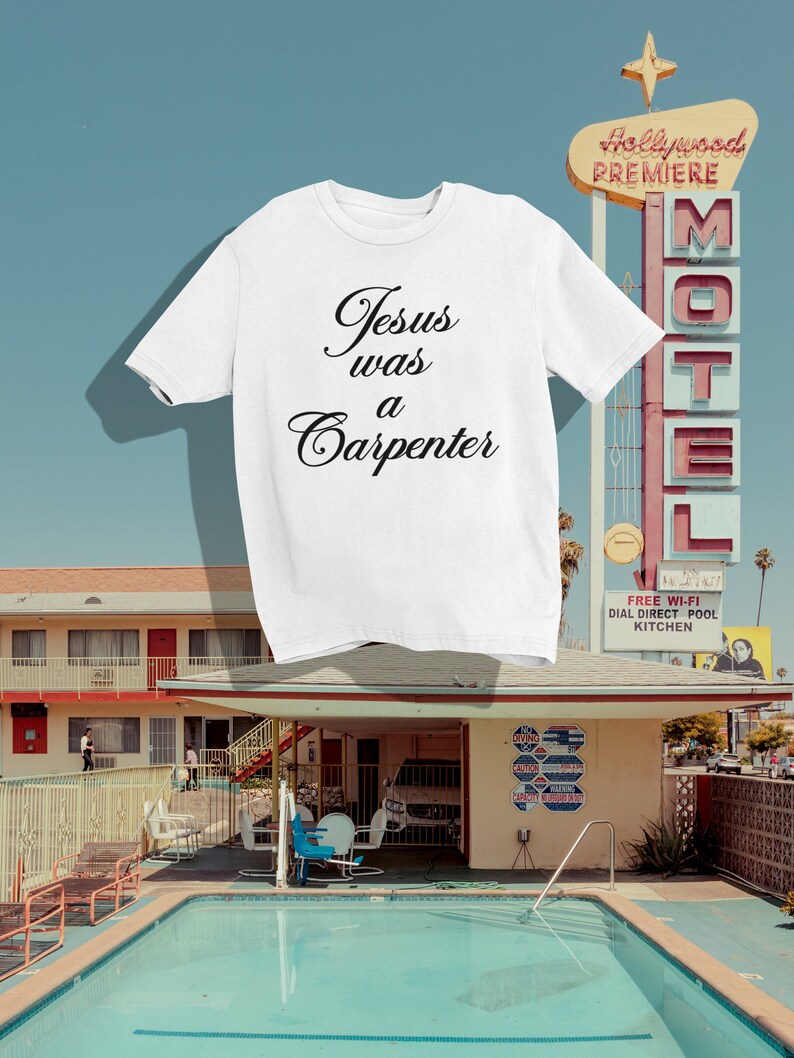 Jesus was a Carpenter T-Shirt image 3