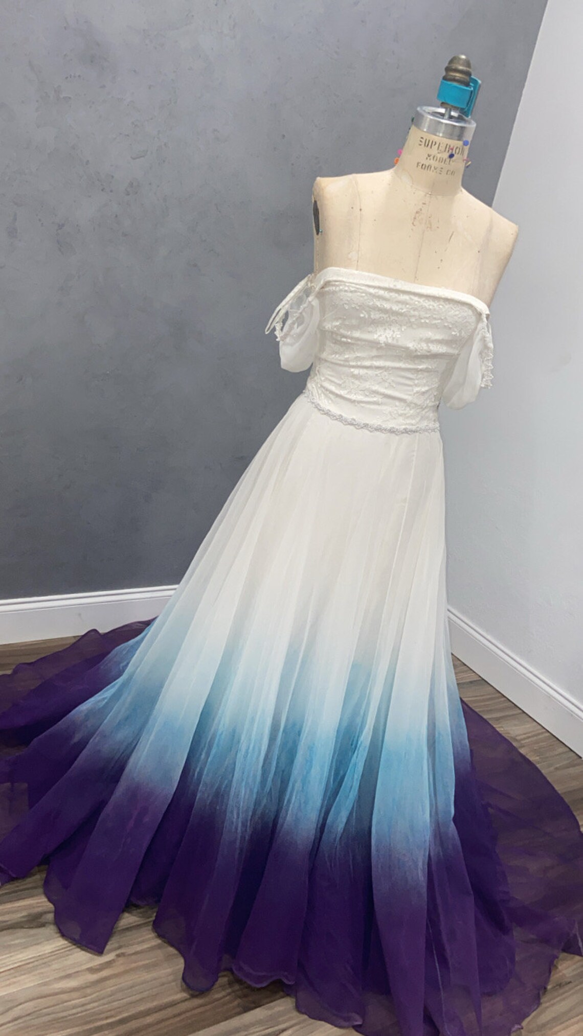 2 Color Dress Dip Dyeing Service - Etsy