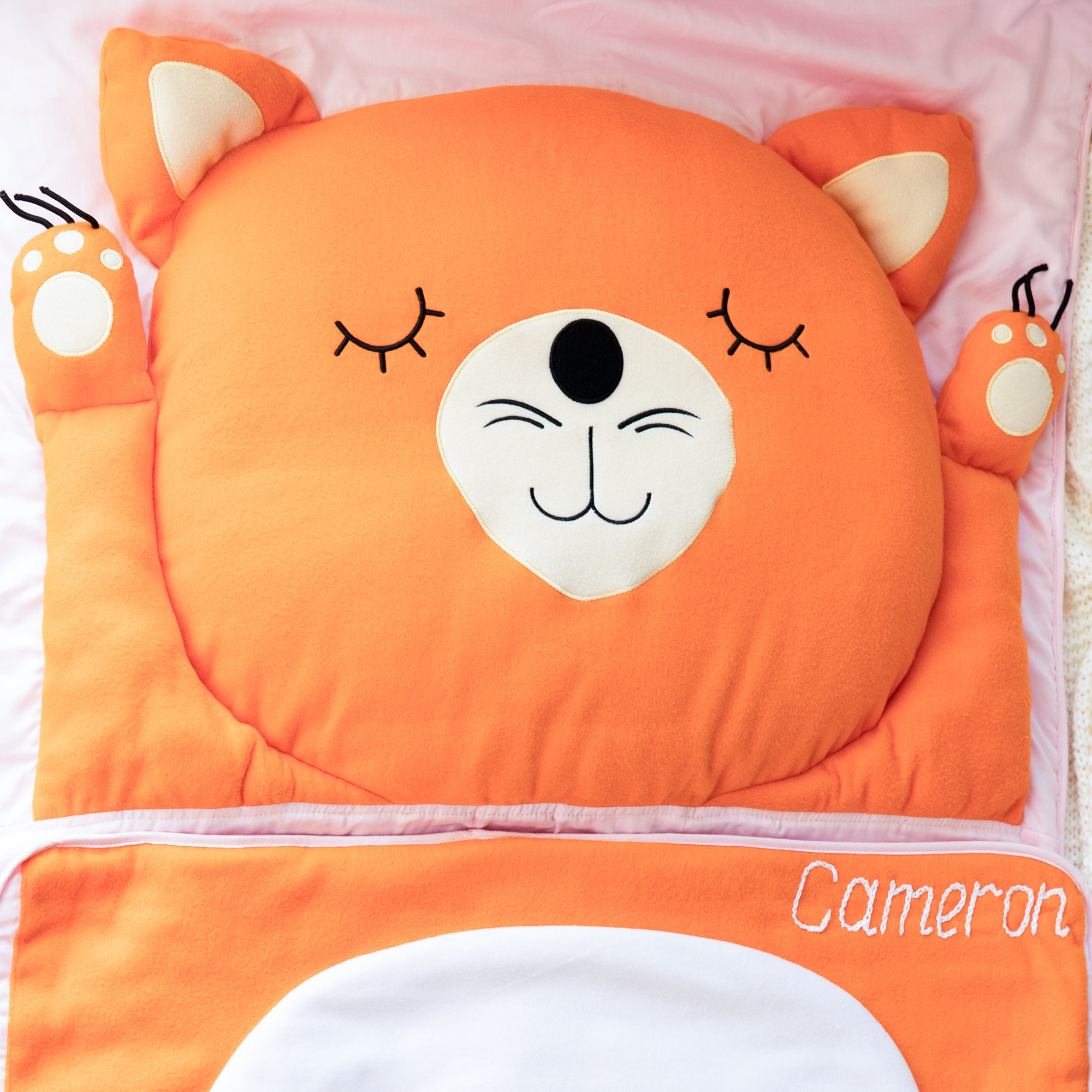 Kids Personalized Sleeping Sack, Traveling Sleeping Mat, Preschool Nap
