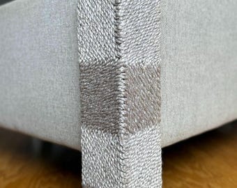 Handmade Couch Corner Cat Scratcher: Light Gray Pet Furniture