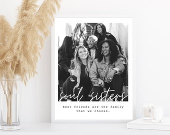 Poster Best Friend Gifts, Quote best friend birthday gifts, Personalized Gifts, Personalized Poster, Gift for best friend female, Friendship