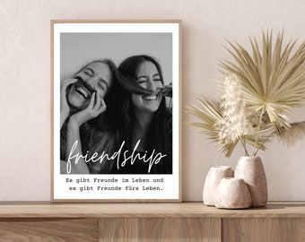 Poster Freundschaft, Geschenk Poster Beste Freundin, Definition Beste Freundin Geburtstagsgeschenk Für Sie, Personalisierte Geschenke