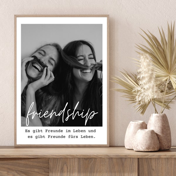 Poster Freundschaft, Geschenk Poster Beste Freundin, Definition Beste Freundin Geburtstagsgeschenk Für Sie, Personalisierte Geschenke