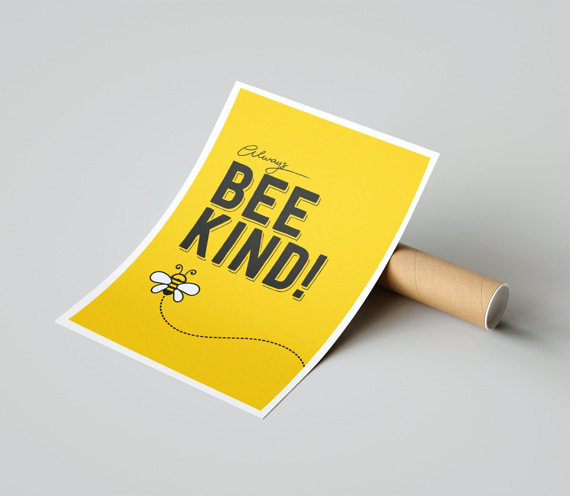 Bee Kind Poster Print Gallery Wall Art | Etsy