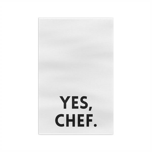 The Bear Yes Chef Soft Tea Towel