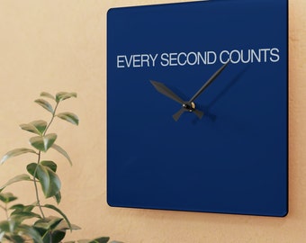 Every Second The Bear  Wall Clock-Square or Round