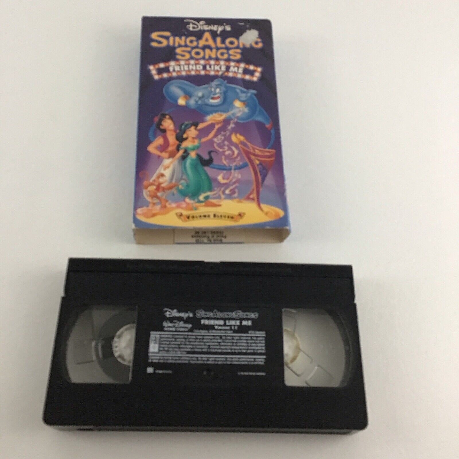 Disney Sing Along Songs VHS Tape Friend Like Me Volume Eleven