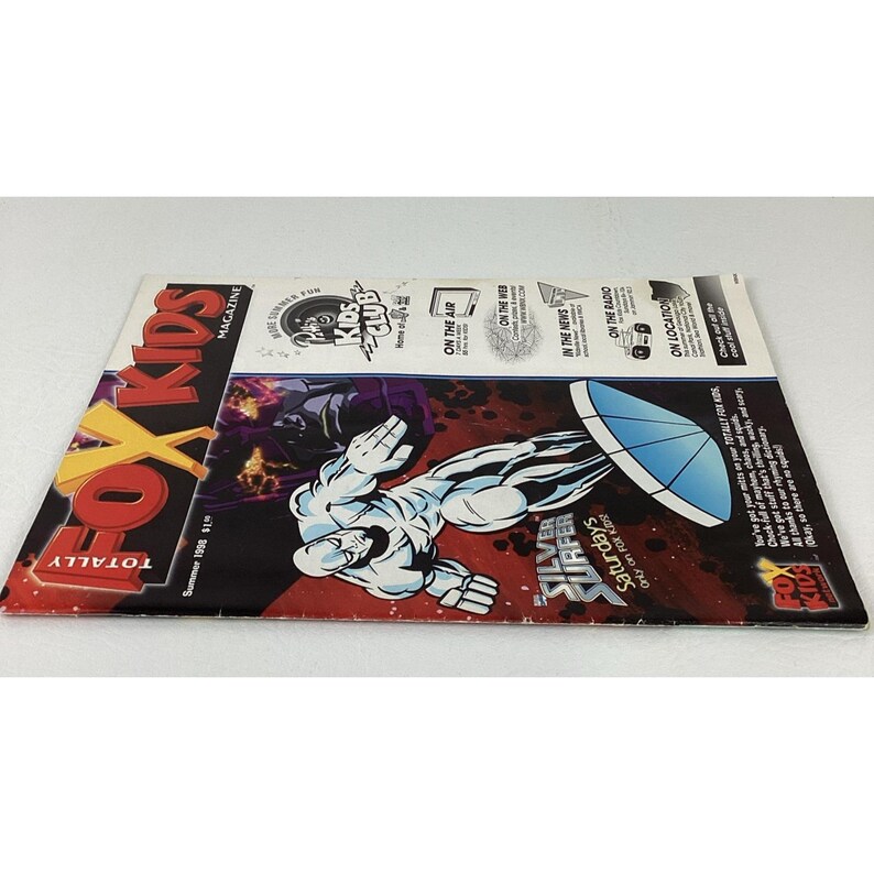 Fox Kids Magazine Silver Surfer Power Rangers Summer 1998 Issue 31 ...