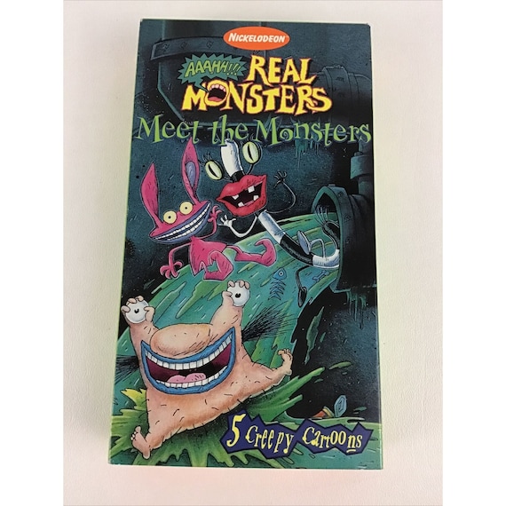 Nickelodeon AAAHH Real Monsters Meet the Monsters Shows VHS Etsy