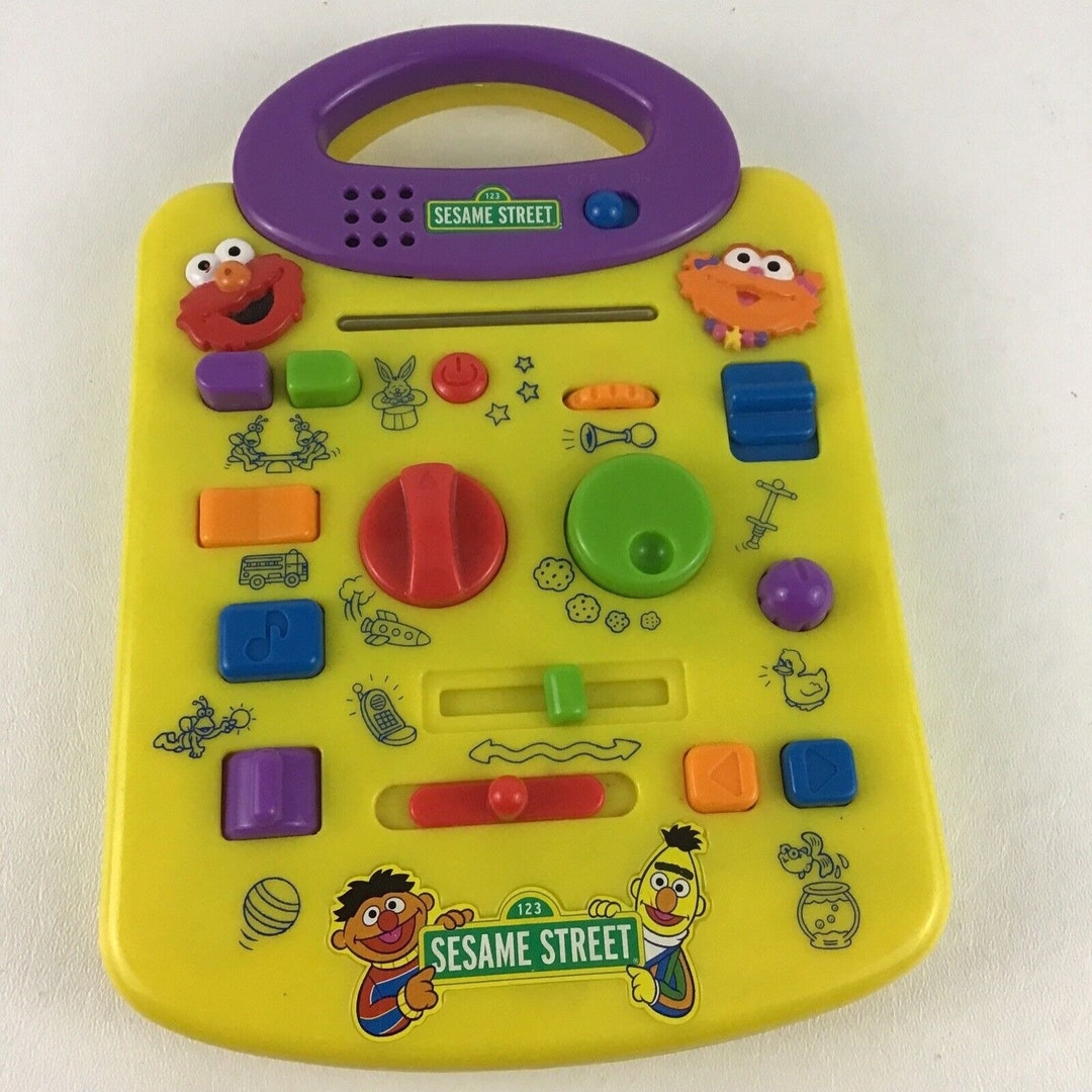 Sesame Street Elmo & Zoe Giggle Sound Station Electronic Toy - Etsy