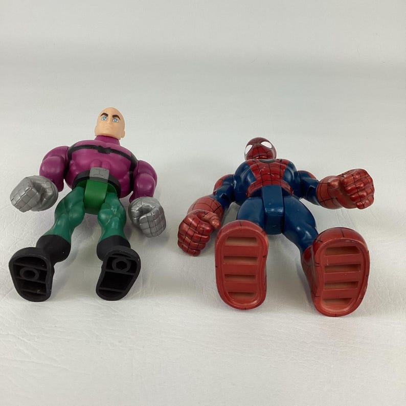 DC Super Friends Spider-Man Lex Luthor 6" Action Figures Superhero 2007 Mattel image 6