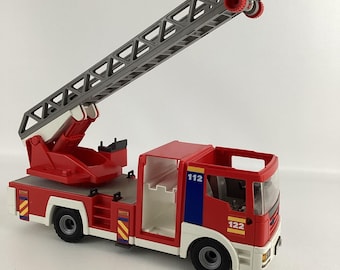 プレイモービル 5980 レスキューラダーユニット 消防車 シティ 未完成