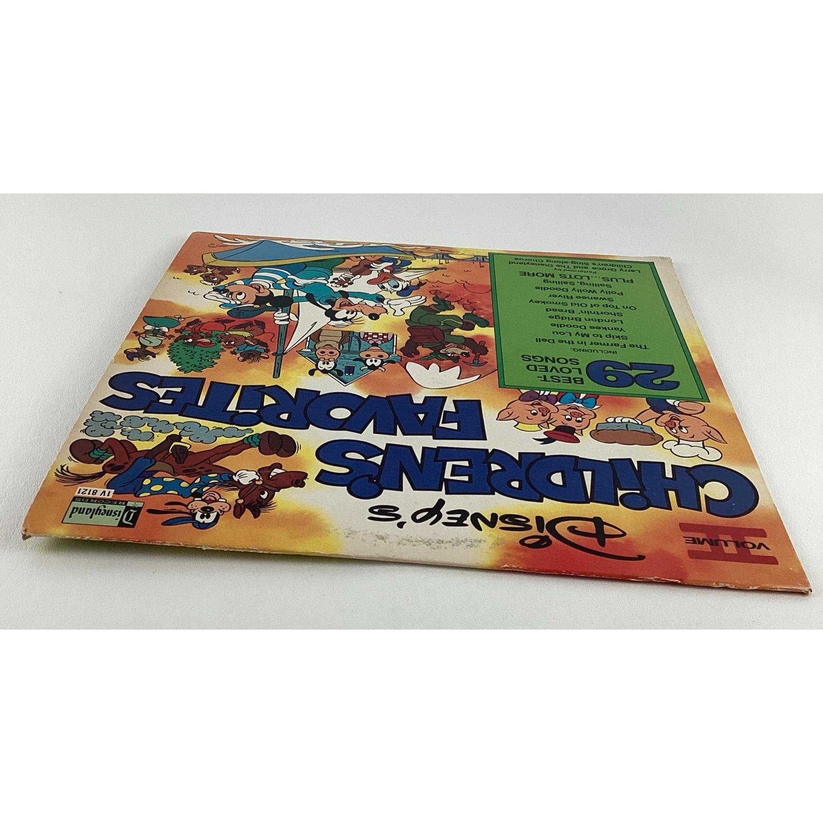 Disney Children's Favorites Vinyl Record Album Volume II Vintage