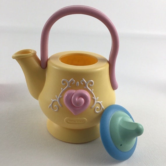 Little Tikes Vintage Pretend Play Food Tea Party For One Teekanne Tasse Untertasse 80er Jahre