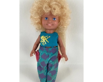 4 Poupées Dolly Surprise Playskool 1987 - Cheveux Extensibles 25 Cm, Occasion