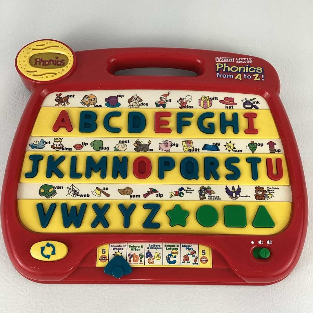 Vtech Little Smart Phonics From A to Z Electronic Board Learn Letters ...