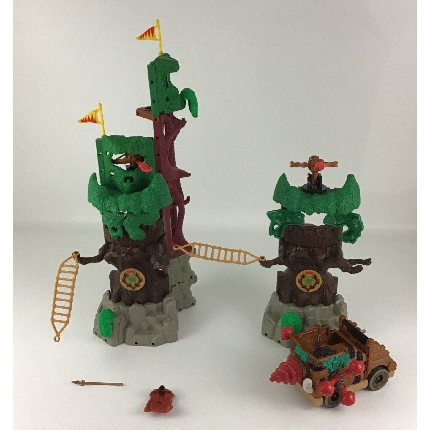 Imaginext Lost Fortress With Attack Wagon Buildable Set 78590