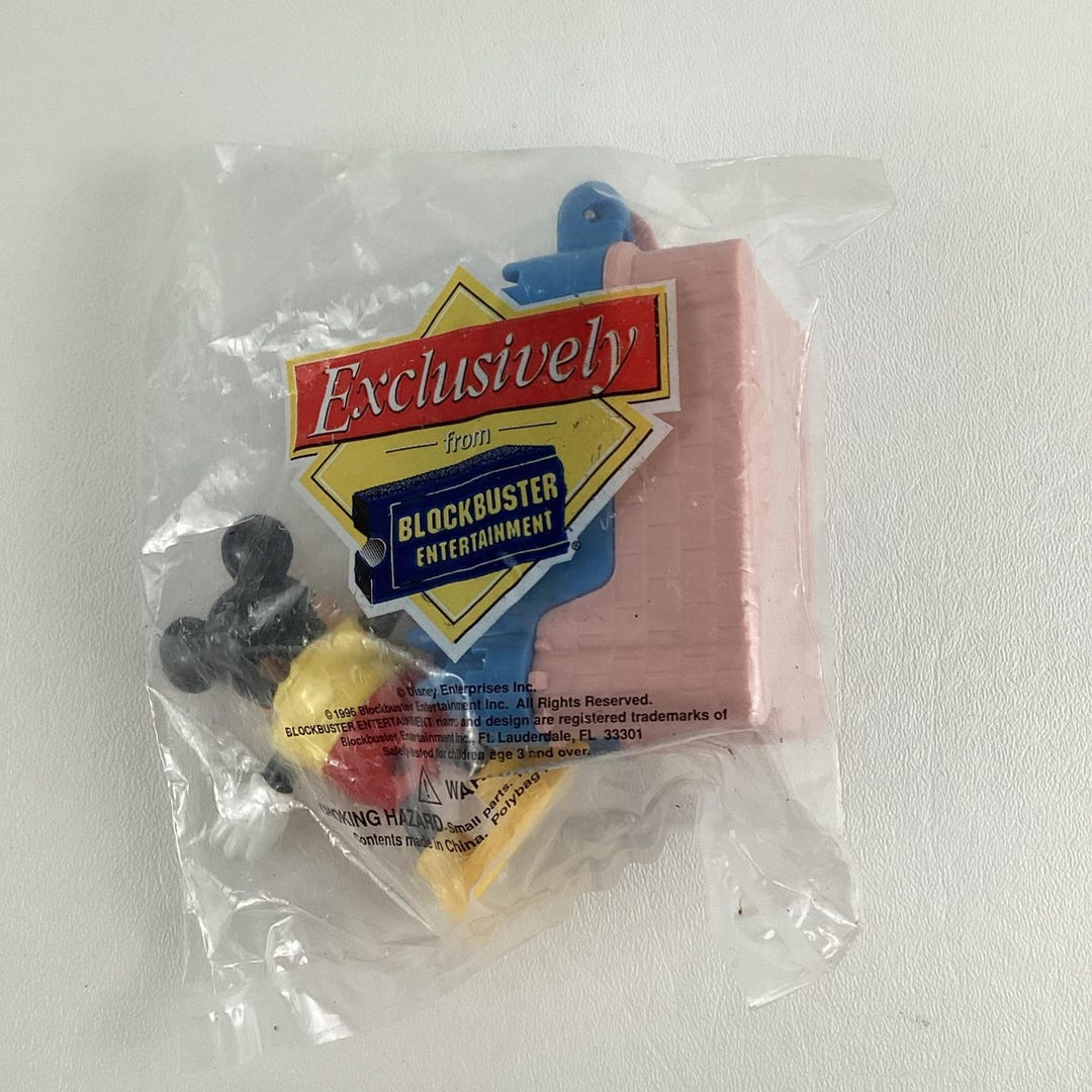 Blockbuster Entertainment Disneyland Paris Pop Ups Mickey Mouse Vintage ...