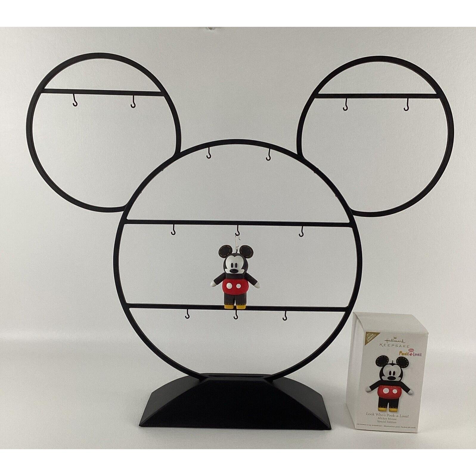 Hallmark Mickey Mouse Ornament Holder Stand Walt Disney Look Who's