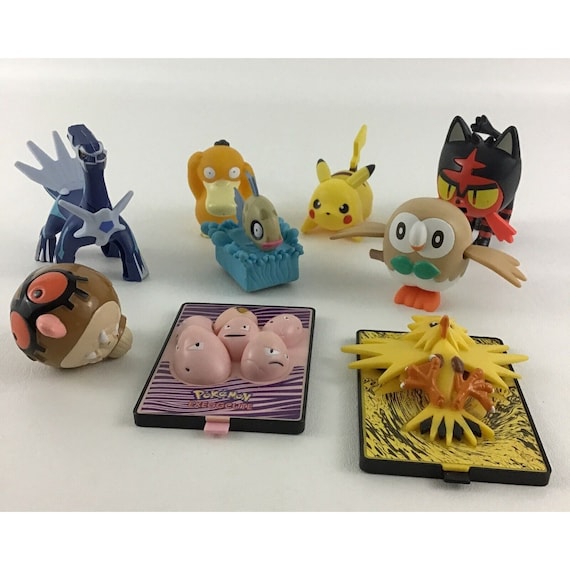 Pokemon Burger King 9pc Figure Topper Toy Lot Vintage Pikachu - Etsy