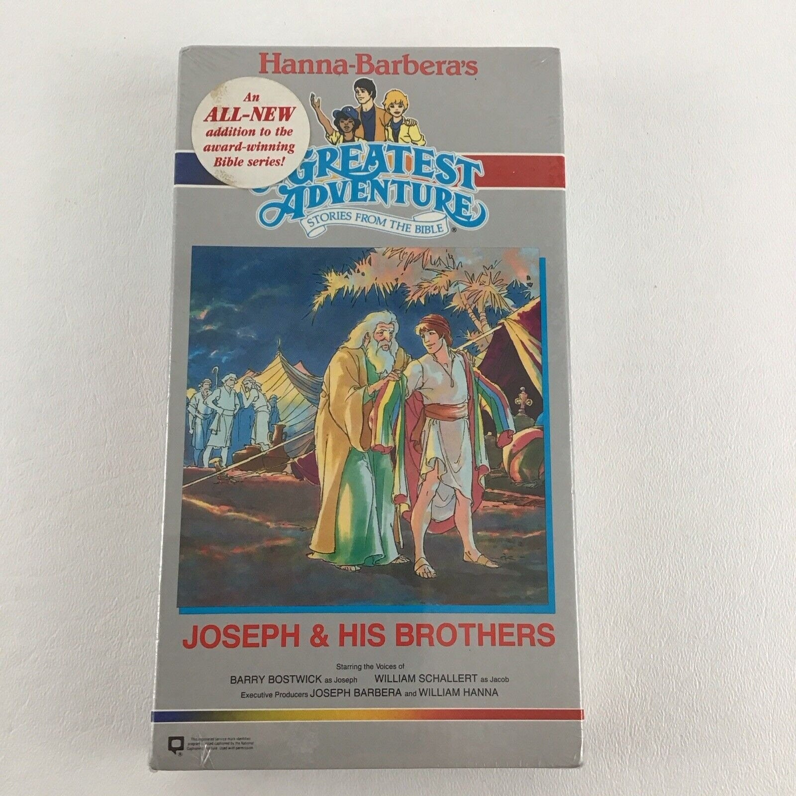 Hanna Barbera VHS Tape Greatest Adventure Bible Stories