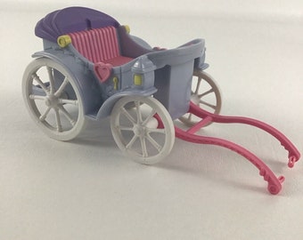 Fisher Price Sweet Streets Carriage Dollhouse Vehicle Floral Vintage 2001 Toy