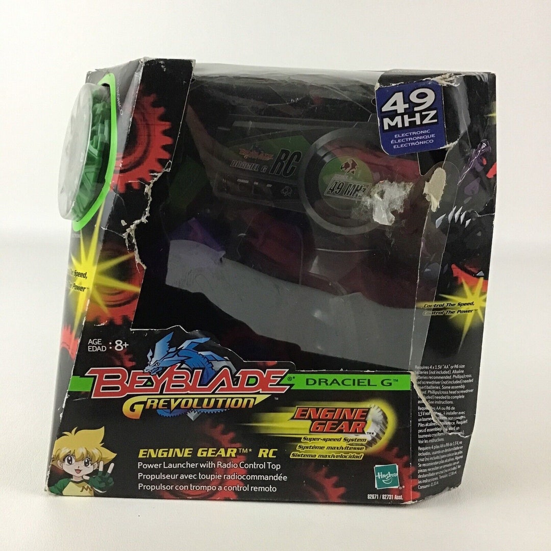 Beyblade Revolution Draciel G Engine Gear RC Power Launcher RC Etsy