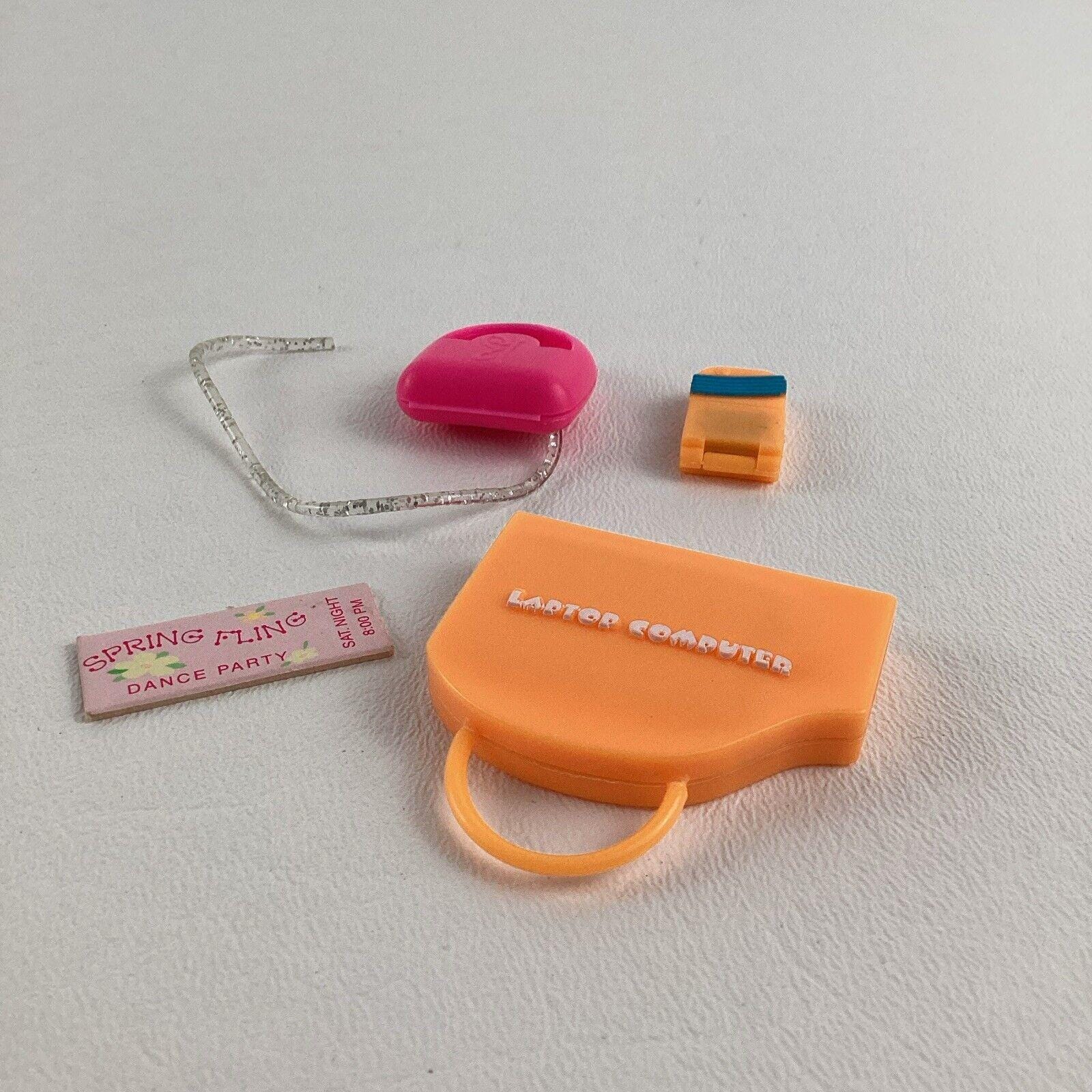 Barbie Fashion Doll Accessories Laptop CD Player Cell Phone Dollhouse ...