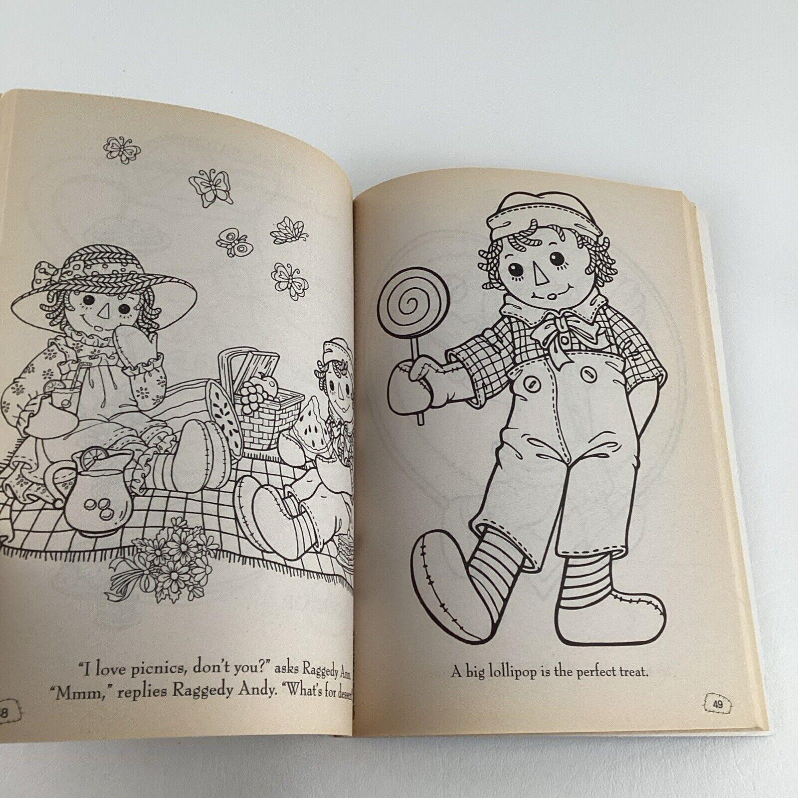Classic Raggedy Ann & Andy Coloring Book Our Happy Home Playtime