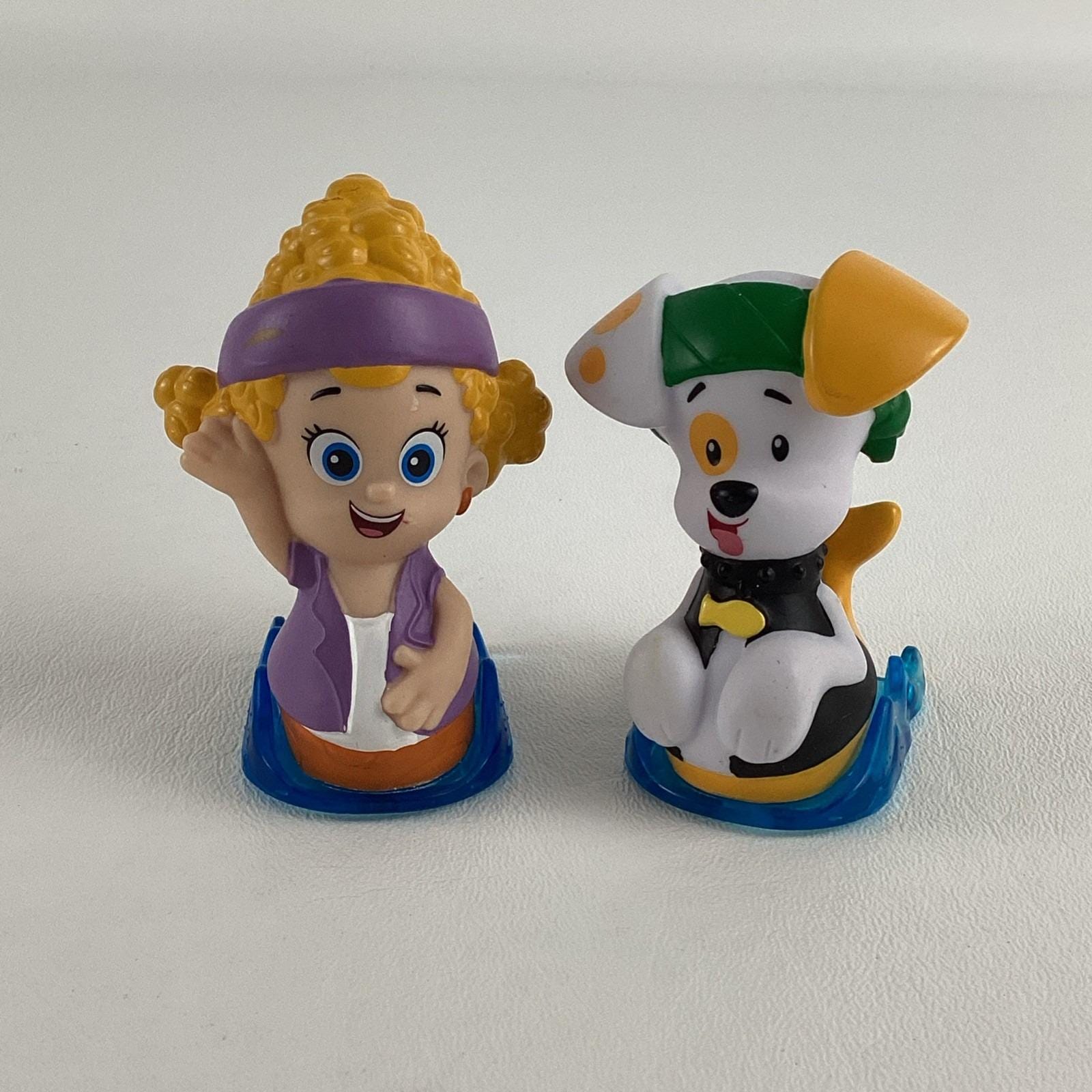 Nickelodeon Bubble Guppies Roll N Go Sliders Toy Figures Deema Guppy Puppy  Lot