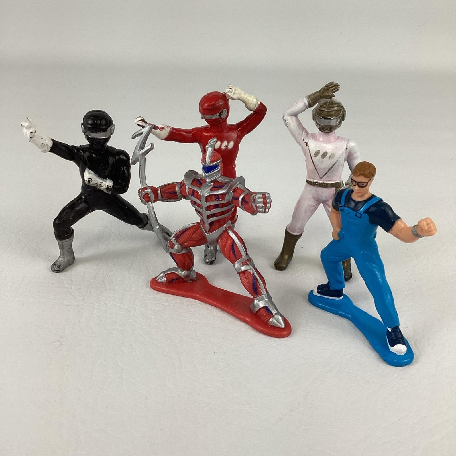 Mighty Morphin Power Rangers Mini Action Figure Lot Vintage Bandai