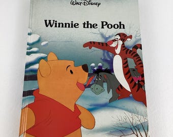 Walt Disney Winnie the Pooh Hardcover Book Vintage 1989 Tigger