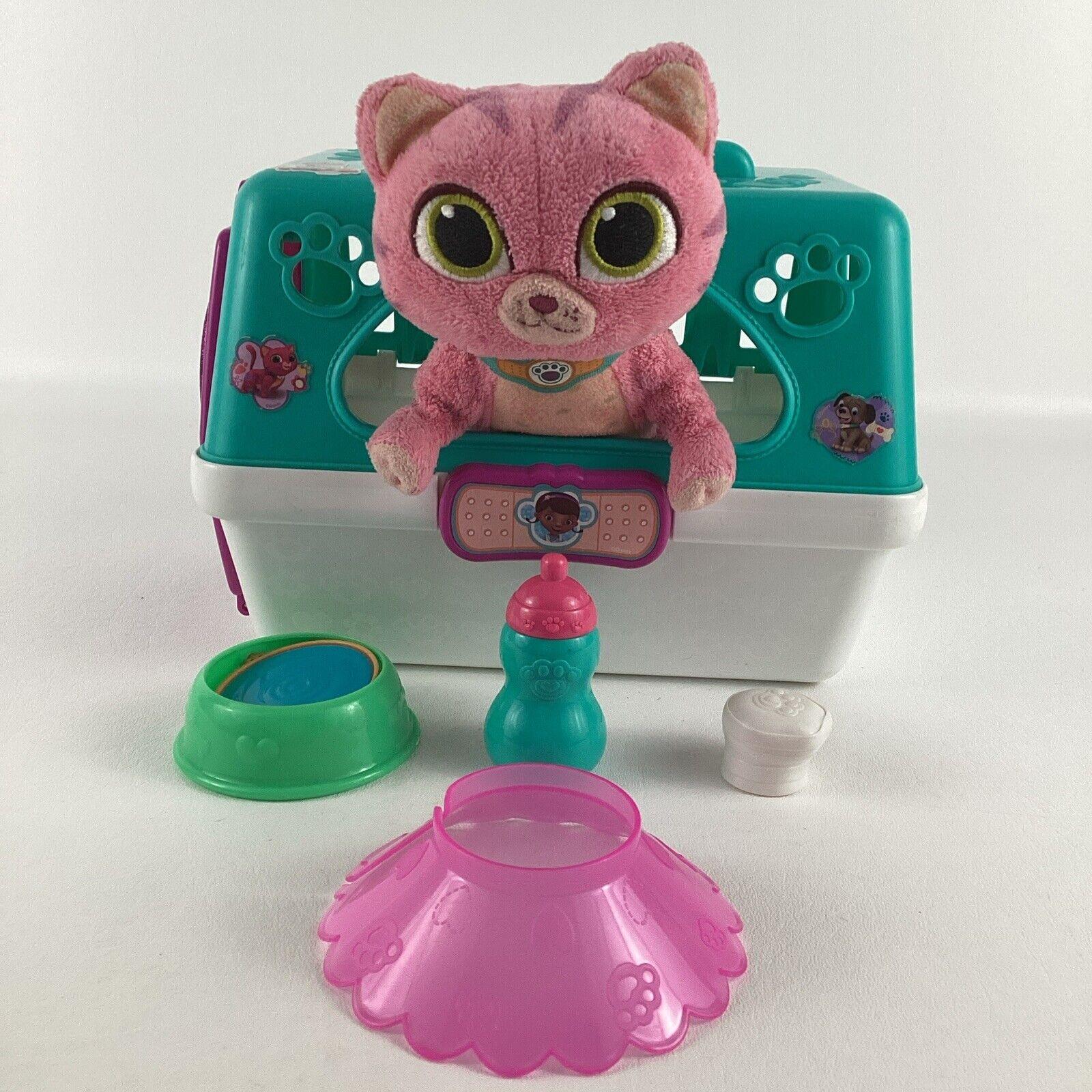 Disney Doc Mcstuffins Pet Vet on the Go Animal Carrier Cat Plush Stuffed Toy Etsy