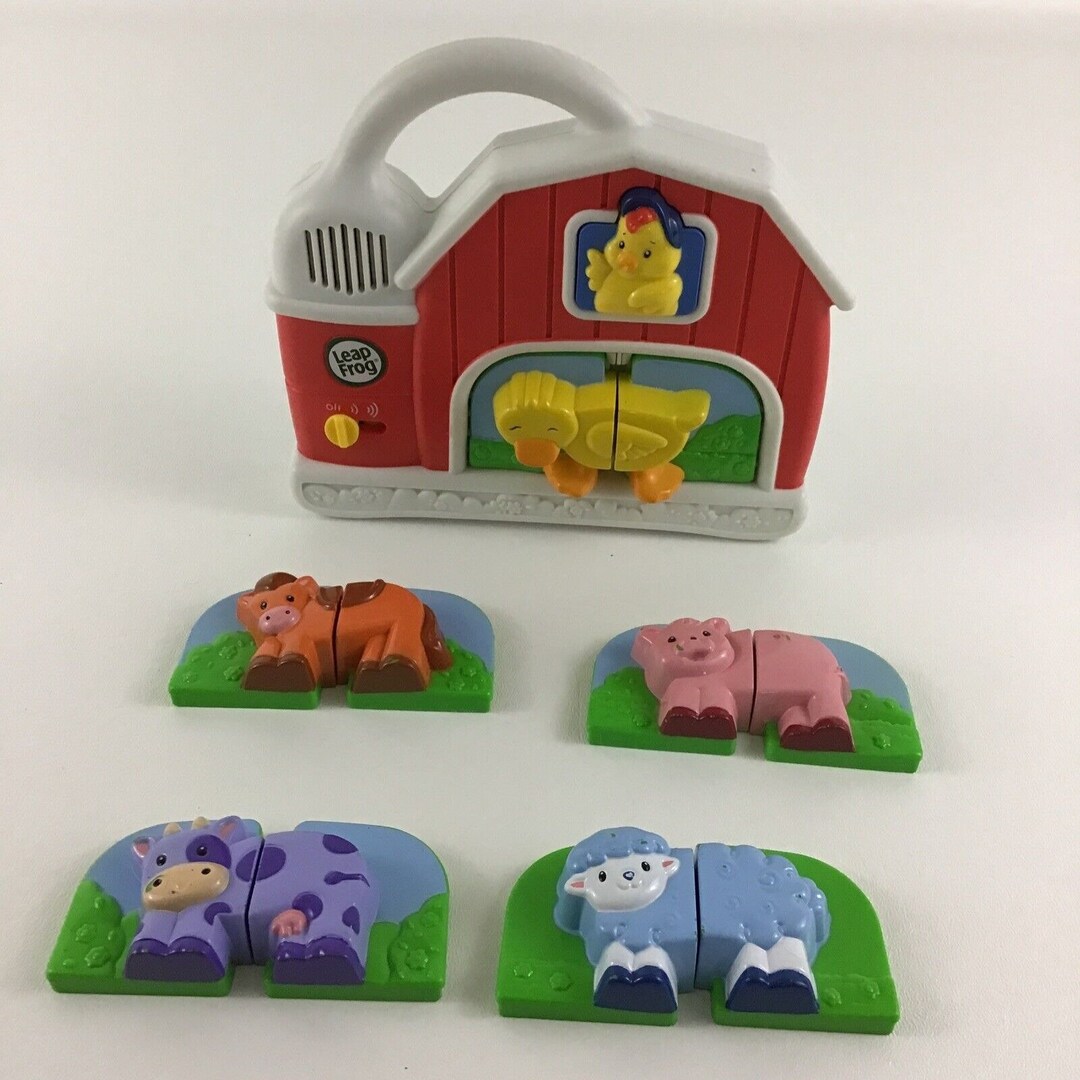 Leap Frog Fridge Farm Animal Set Learning Toy Sounds Etsy