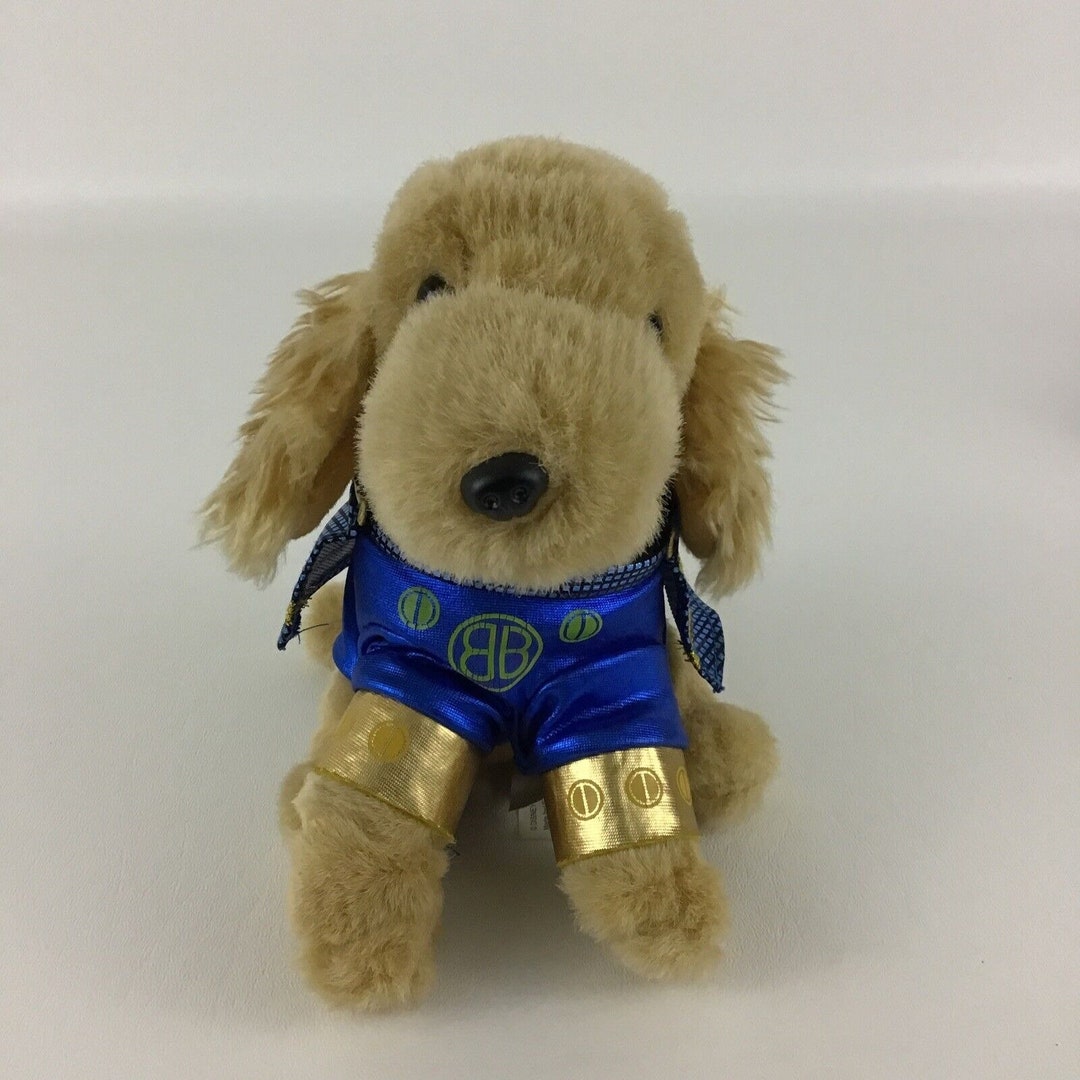 Disney Super Buddies Budderball Blue Super Hero 7 Plush Stuffed Puppy