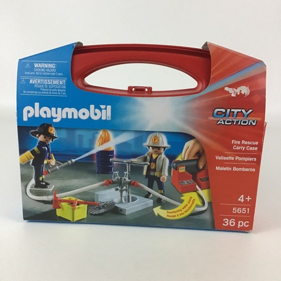 Playmobil : City Pompiers avec pompe