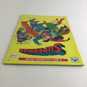DC Comics Superman Jumbo Coloring Activity Book Golden Vintage - Etsy