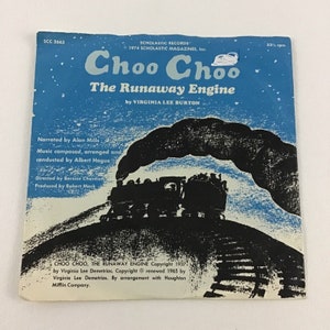 Scholastic Records Choo Choo  Runaway Engine 33 RPM Musical Story Vintage 1970s