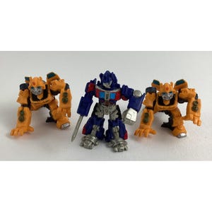 Transformers Robot Heroes Autobot Bumblebee Optimus Prime Hasbro Toy Lot