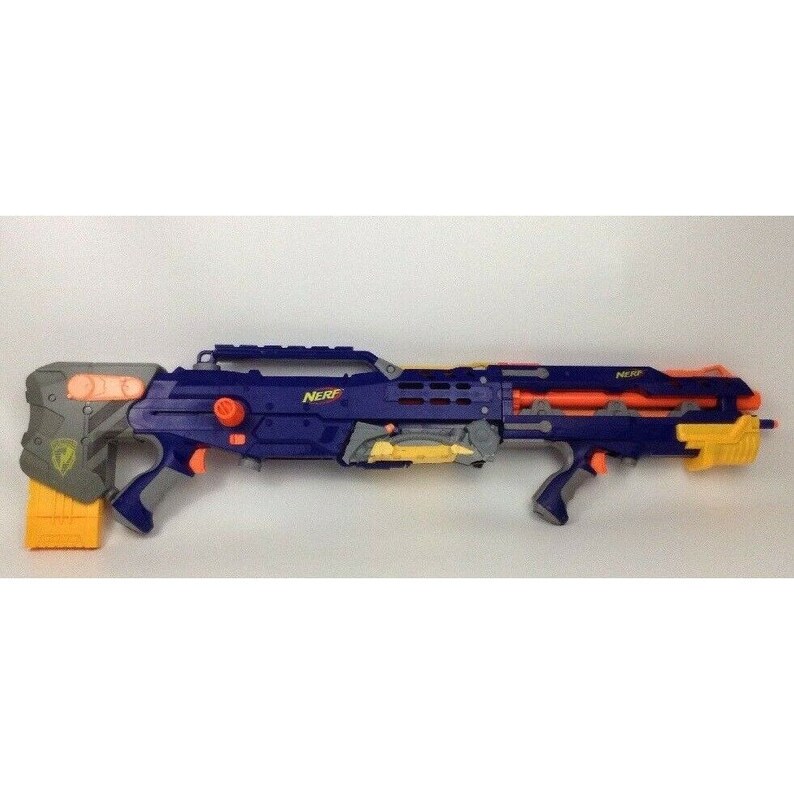 Nerf Gun Longshot CS6 Nstrike Sniper Rifle Gun With 7 Darts Etsy