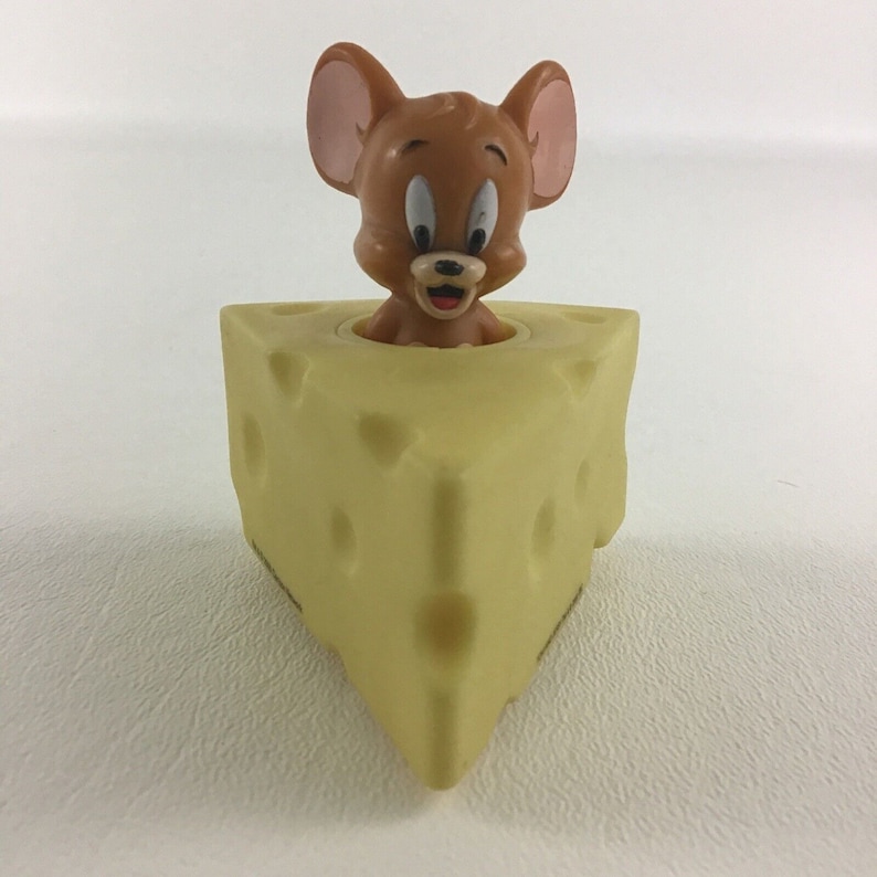 Cartoon Network Tom & Jerry Hardee's Mouse Cheese Push Along Toy Vintage 2000 image 3