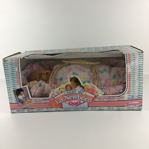 Carry Me La Newborn 17&quot; Girl Doll #1050 Vintage 1994 Dolls By Berenguer NOS