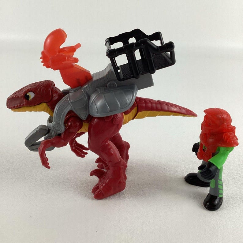 Dino Riders Raptor Fisher Price Imaginext Dino Riders Armored Raptor Dinosaur Action ...