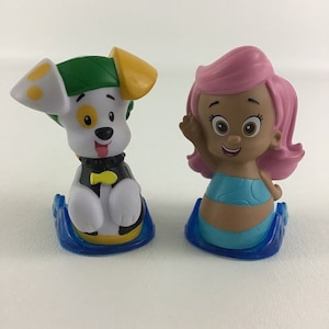 Nickelodeon Bubble Guppies Roll N Go Sliders Toy Figures Molly Guppy Puppy