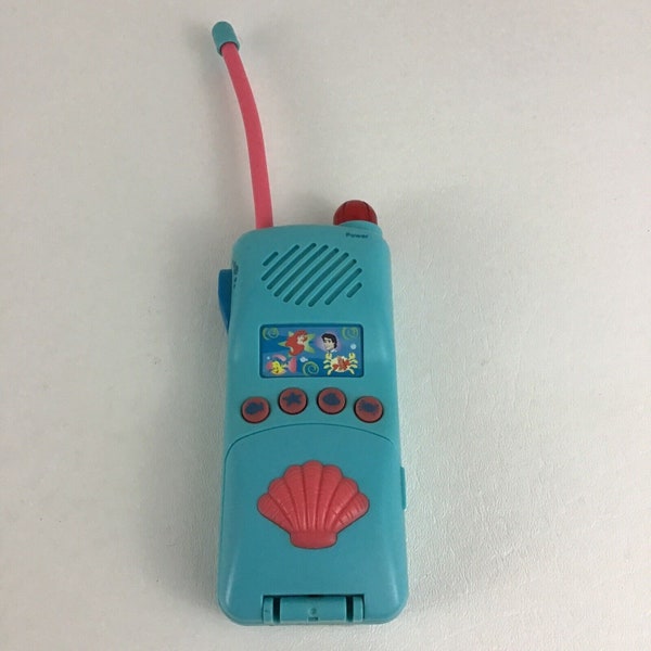 Disney Princess The Little Mermaid Talking Sea Flip Phone Toy Electronic Vintage